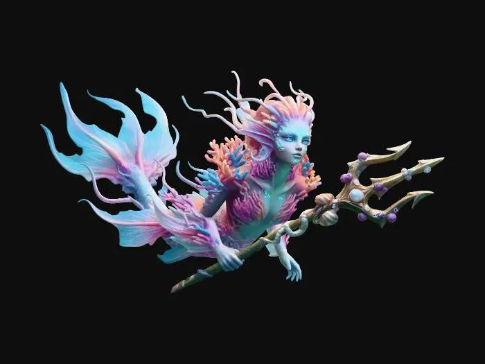 3D model for Coral Queen of the Deep