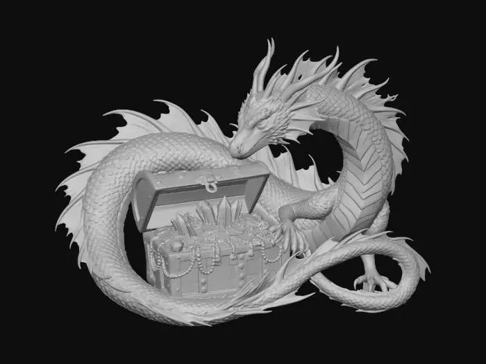 3D model for Coral Dragon's Treasure