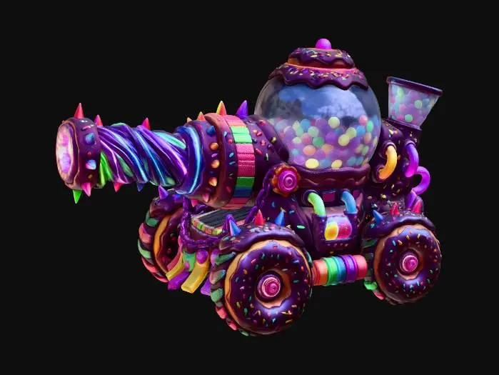 3D model for Rainbow Sugar Siege Engine