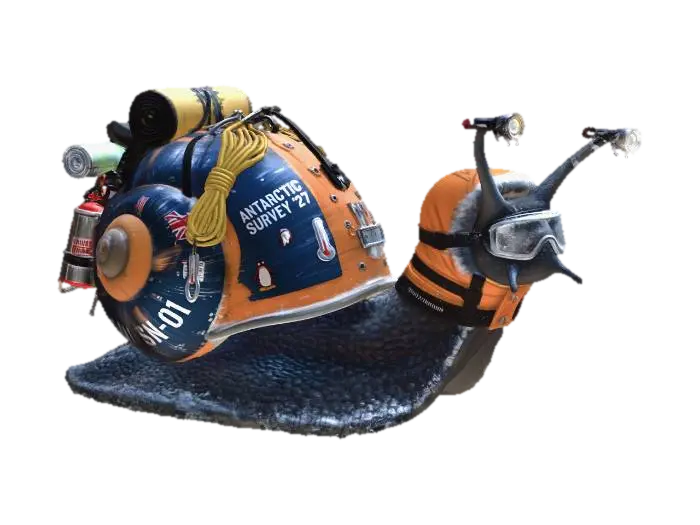Arctic Serpent Expedition 3D model, vytvořený pomocí AI