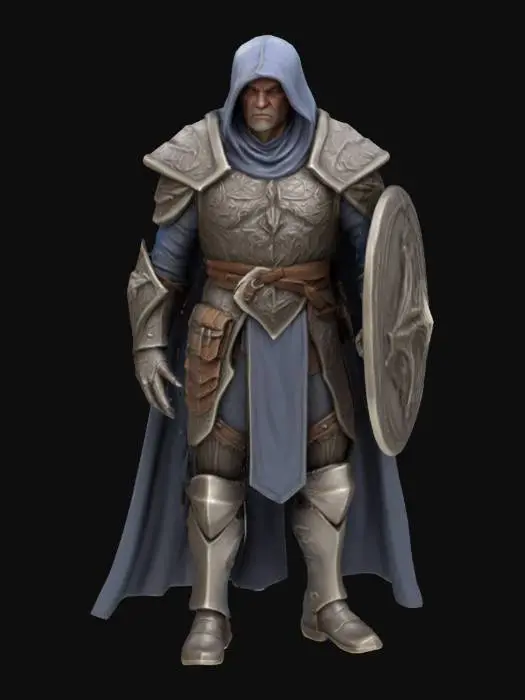 3D model for Dungeons and Dragons Campaign Miniature, Game Assets, Highly Detailed, Ultra Realistic