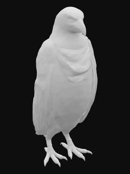 3D model for [United States] Ultra Realistic, Hyper Detailed, Patriotic American-Dressed Bald Eagle, #AroundTheWorld#