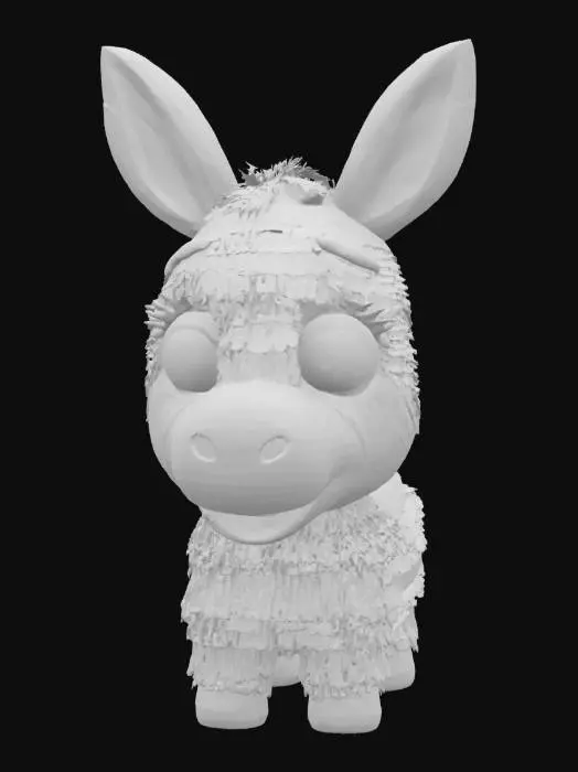 3D model for [Mexico] a colorful, cartoonish mexican pinata, #AroundTheWorld#