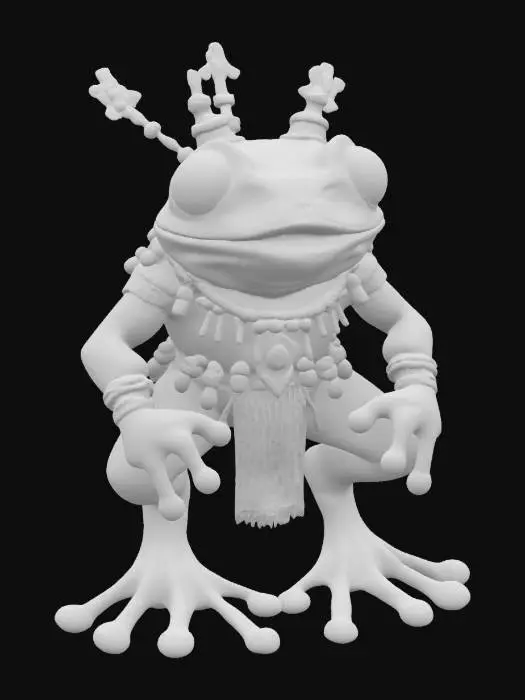 3D model for [Amazon Rainforest] an Amazon Rainforest Poison Dart Frog Ancient Guardian Character, #AroundTheWorld#