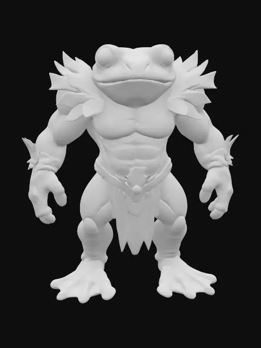 3D model for [Amazon Rainforest] an Amazon Rainforest Poison Dart Frog Ancient Guardian Character, #AroundTheWorld#