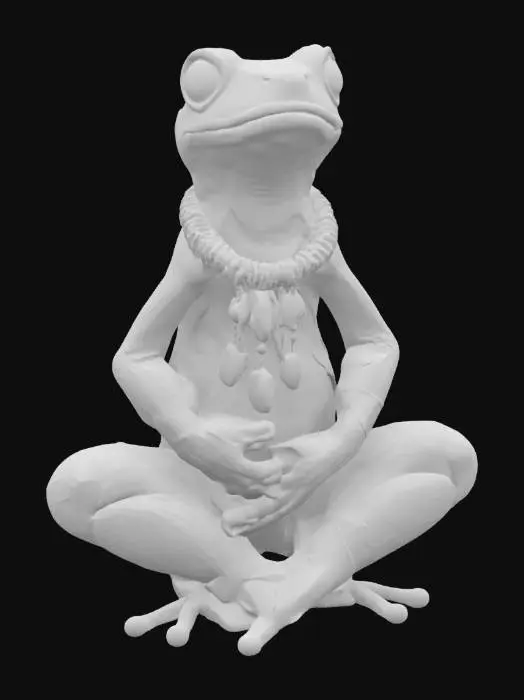 3D model for [Amazon Rainforest] an Amazon Rainforest Poison Dart Frog Ancient Tribal Elder Character, #AroundTheWorld#