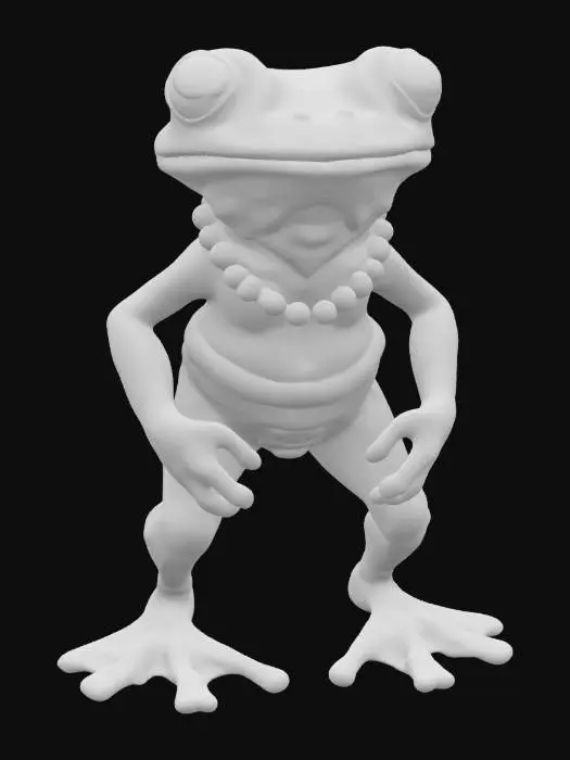 3D model for [Amazon Rainforest] an Amazon Rainforest Poison Dart Frog Ancient Guardian Character, #AroundTheWorld#