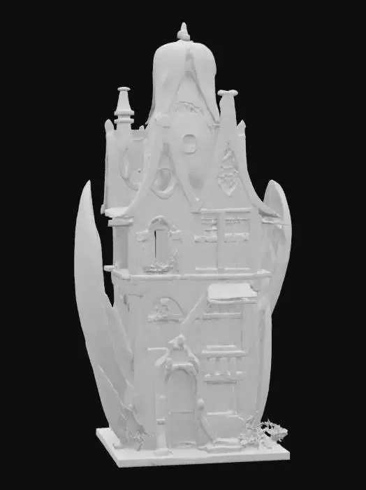 3D model for [Amsterdam] an elaborate Amsterdam-style house made from a tulip bulb, #AroundTheWorld#