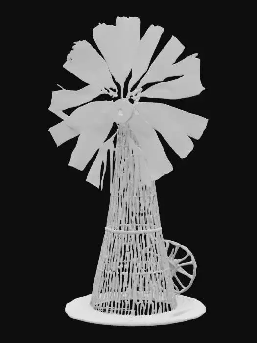 3D model for [Nebraska] an elaborate windmill made from crops and sheaves, #AroundTheWorld#