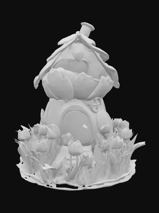 3D model for [Amsterdam] a tulip bulb house, #AroundTheWorld#
