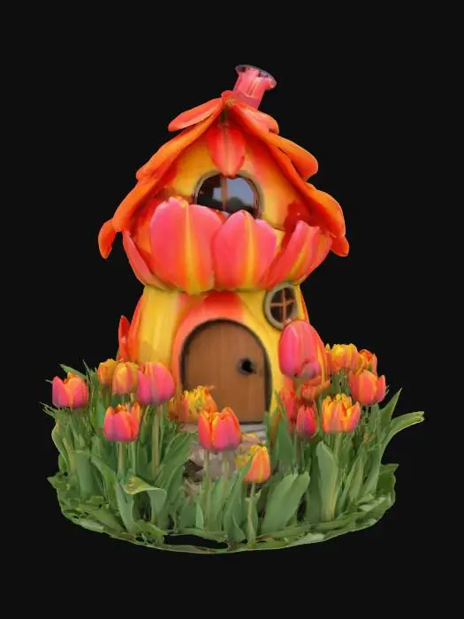 3D model for [Amsterdam] a tulip bulb house, #AroundTheWorld#