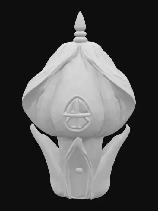 3D model for [Amsterdam] a tulip bulb house, #AroundTheWorld#