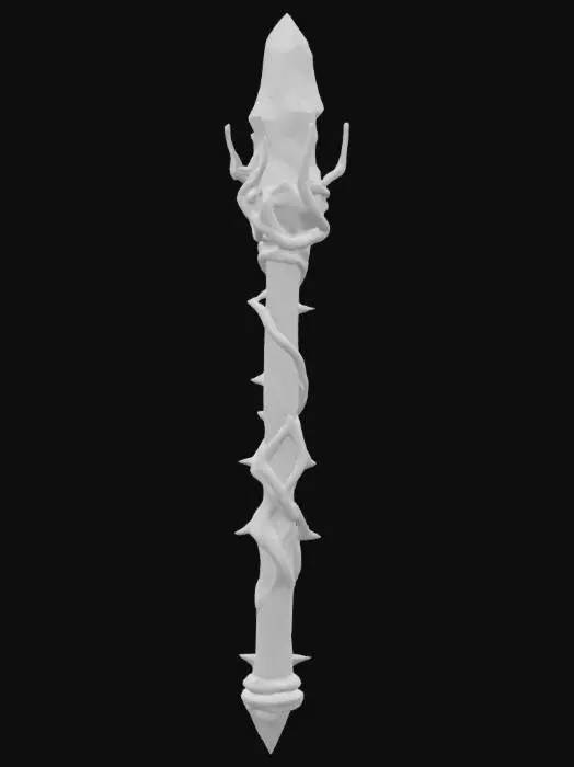 3D model for Celestial Thorn Staff