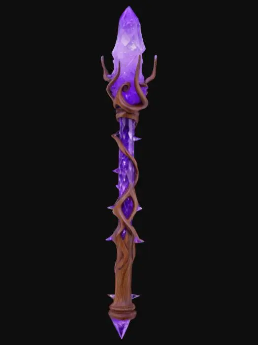 3D model for Celestial Thorn Staff