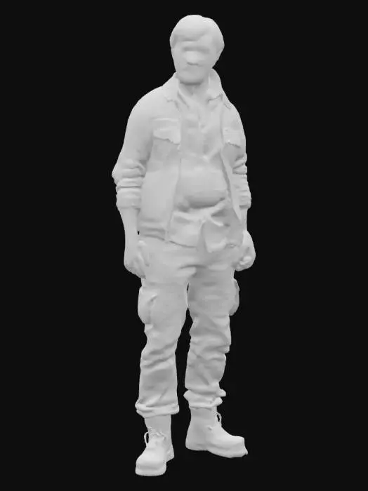 3D model for The Last of Us Character, Highly Detailed, Ultra Realistic, Full Body