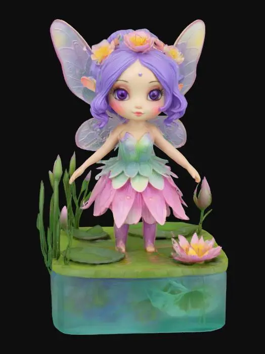 3D model for Water Lily Fairy