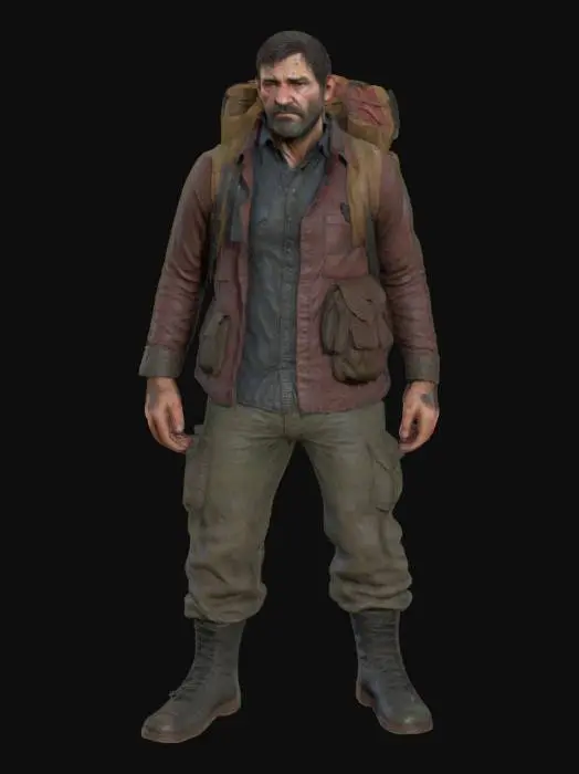 3D model for Highly Detailed, Ultra Realistic, Full Body Character, The Last of Us