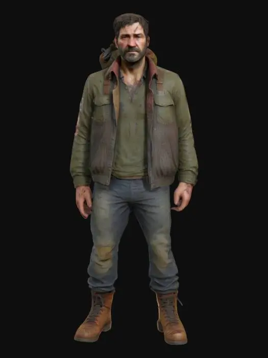 3D model for Highly Detailed, Ultra Realistic, Full Body Character, The Last of Us