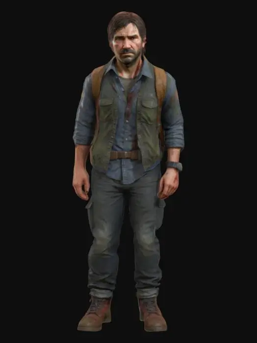 3D model for Highly Detailed, Ultra Realistic, Full Body Character, The Last of Us