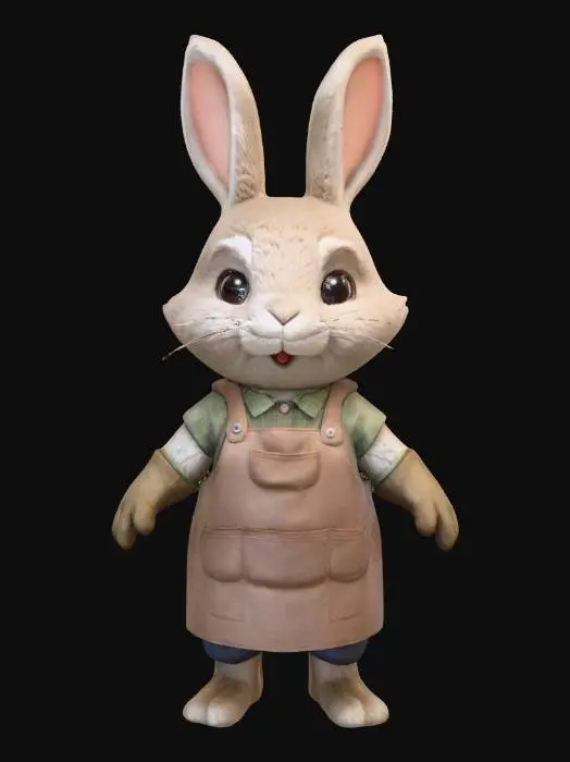3D model for Gardener Bunny