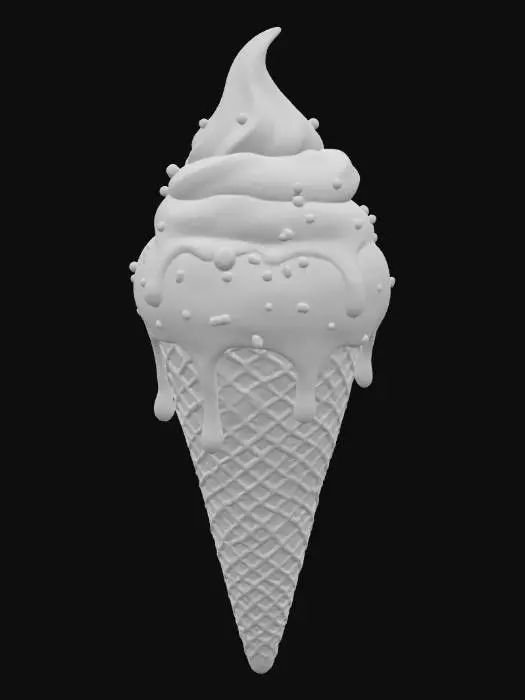 3D model for Rainbow Swirl Delight, #food#