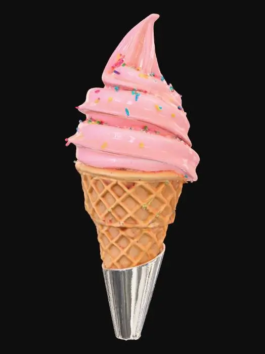 3D model for Sprinkle Delight, #food#