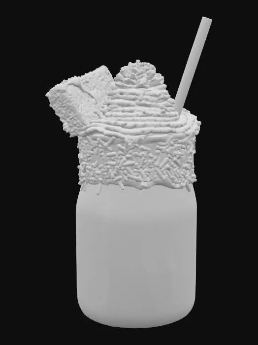 3D model for Birthday Delight, #food#