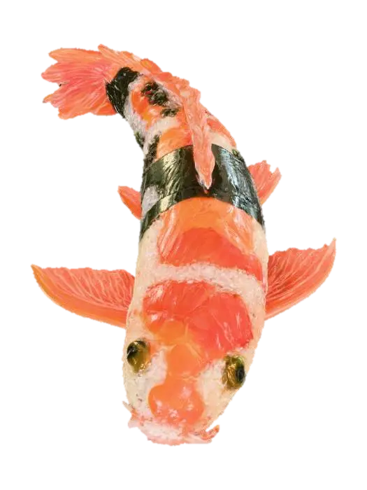 Sushi Koi Creation, #food# - Rice 3D model, vytvořený pomocí AI