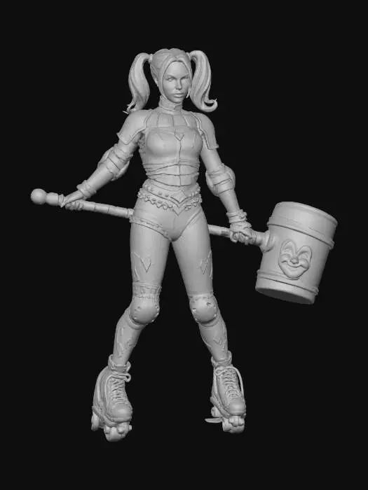 3D model for Harlequin Skater Maven, #villain#