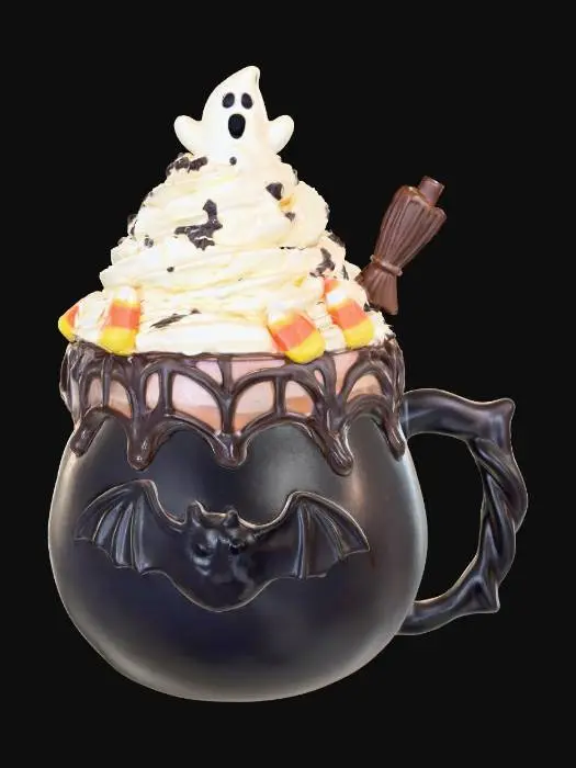 3D model for Haunted Cocoa Delight, #Halloween2025#