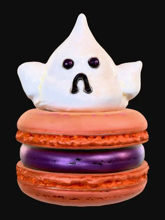 3D model for Haunted Macaron, #Halloween2025#