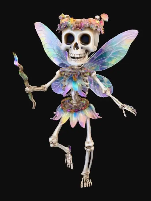 3D model for Skeleton Fairy, #Halloween2025#