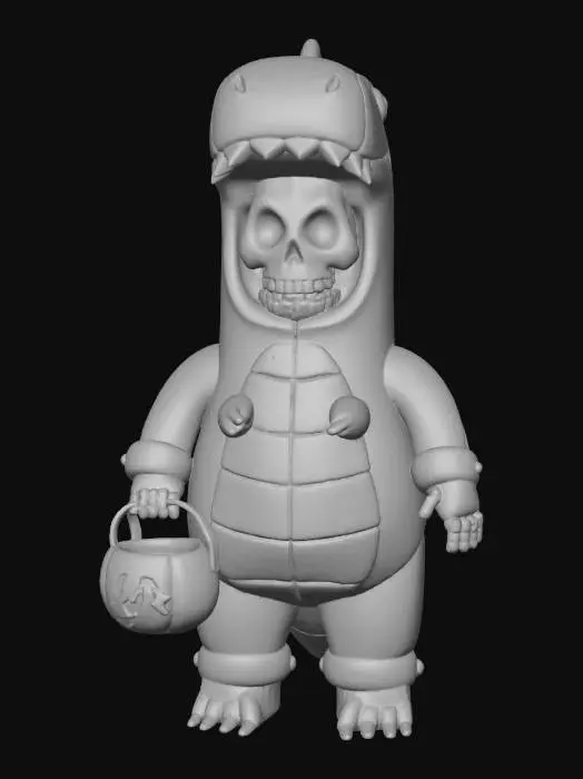 3D model for Dino Bones Trickster, #Halloween2025#
