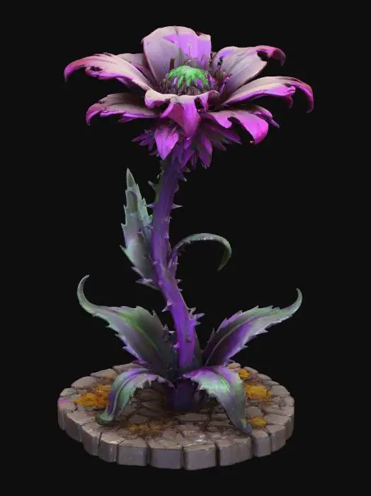 3D model for Ethereal Bloom, #Halloween2025#