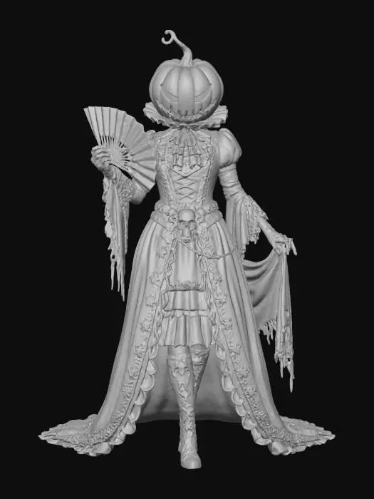 3D model for Gothic Pumpkin Duchess, #Halloween2025#