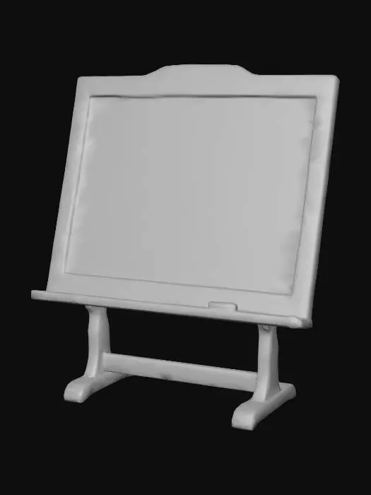 3D model for Chalkboard Phantom Warning, #Halloween2025#