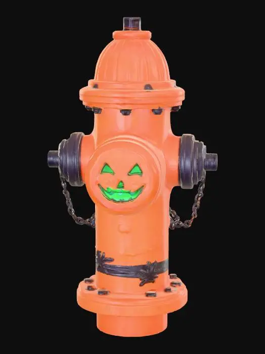 3D model for a halloween town fire hydrant, #Halloween2025#