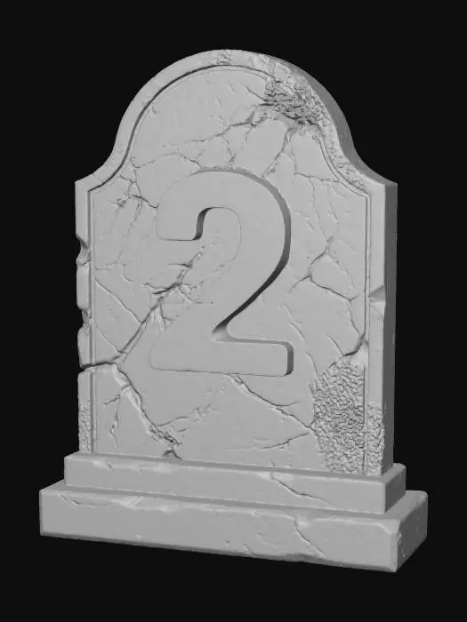 3D model for Illuminated Milestone, #Halloween2025#