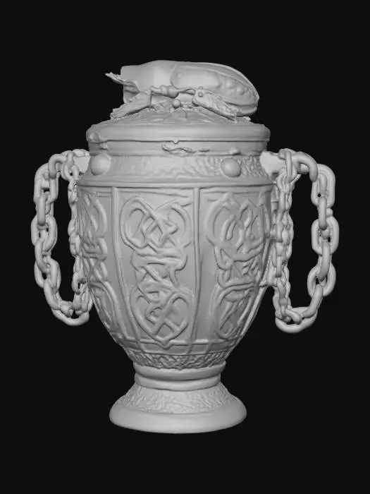 3D model for Golden Beetle Urn, #Halloween2025#