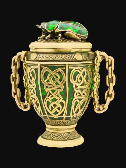 3D model for Golden Beetle Urn, #Halloween2025#