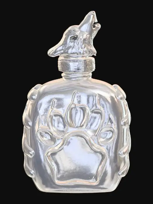 3D model for Wolf Spirit Flask, #Halloween2025#