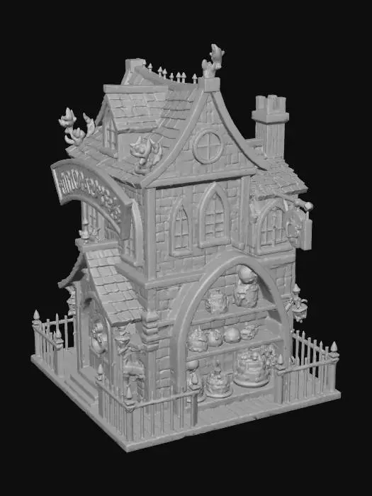 3D model for Gothic Bakery, #Halloween2025#