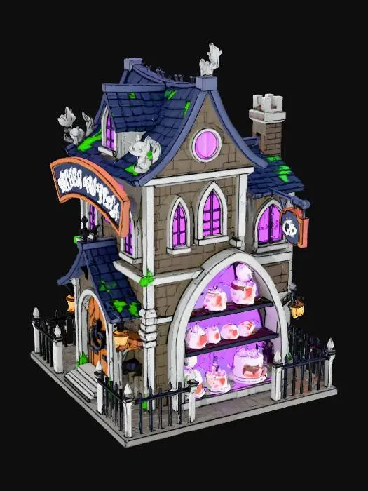 3D model for Gothic Bakery, #Halloween2025#