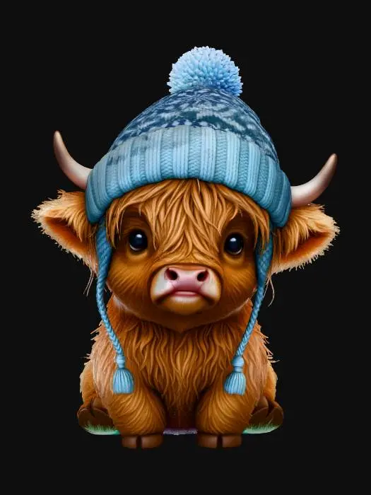 3D model for Winter Cuddle Cow