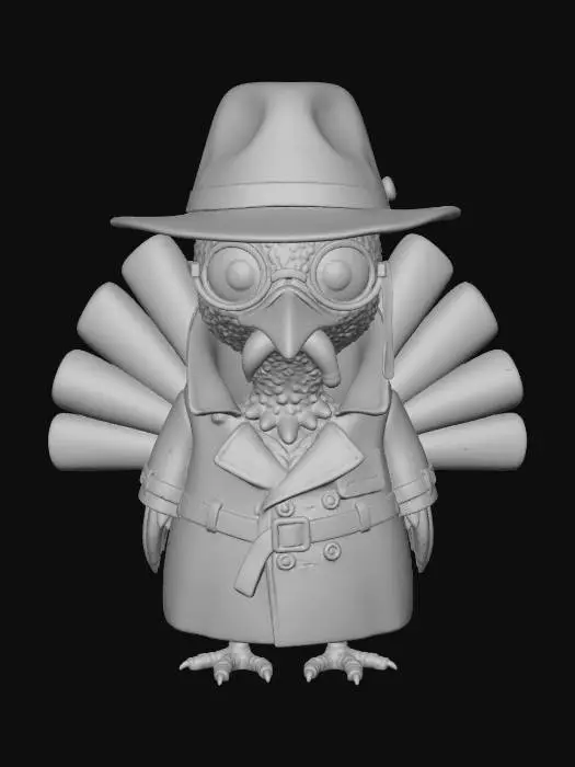 3D model for Disguise Turkey, #Thanksgiving#