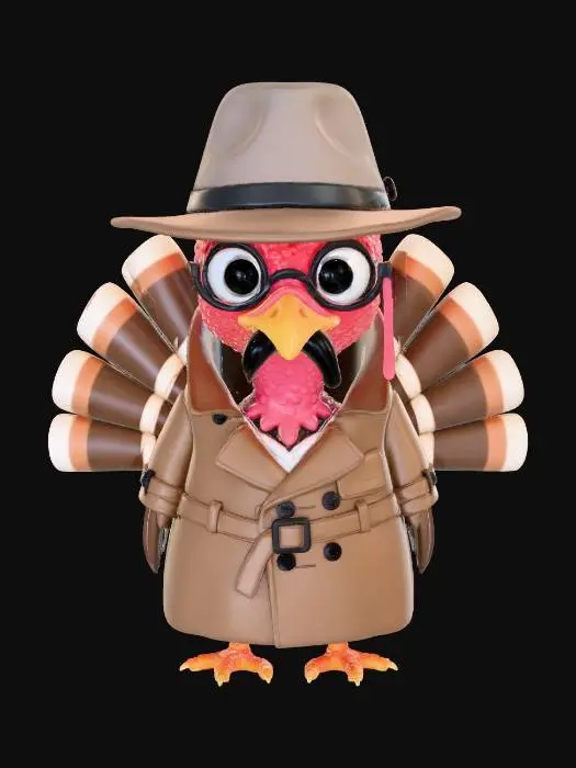 3D model for Disguise Turkey, #Thanksgiving#