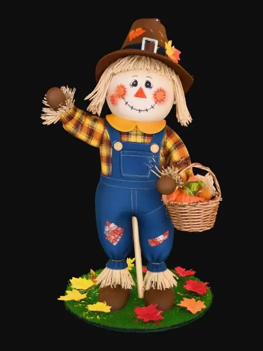 3D model for Harvest Scarecrow, #Thanksgiving#