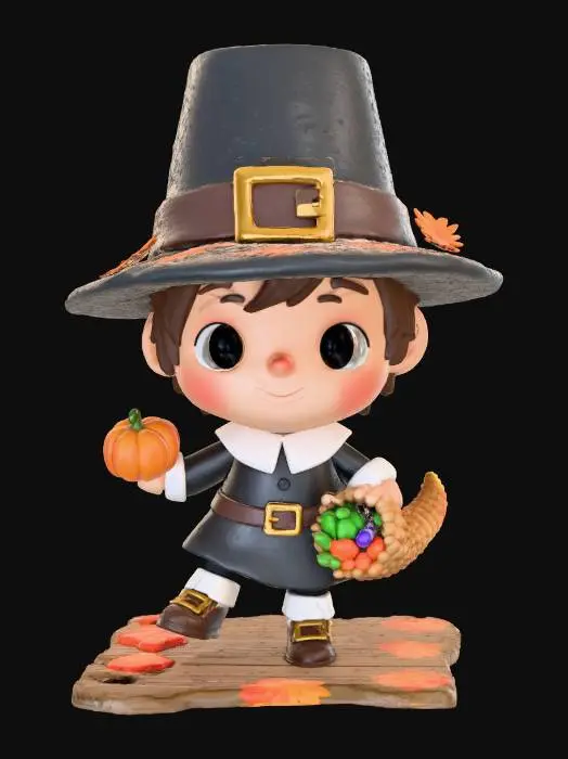 3D model for Autumn Harvest Fun, #Thanksgiving#