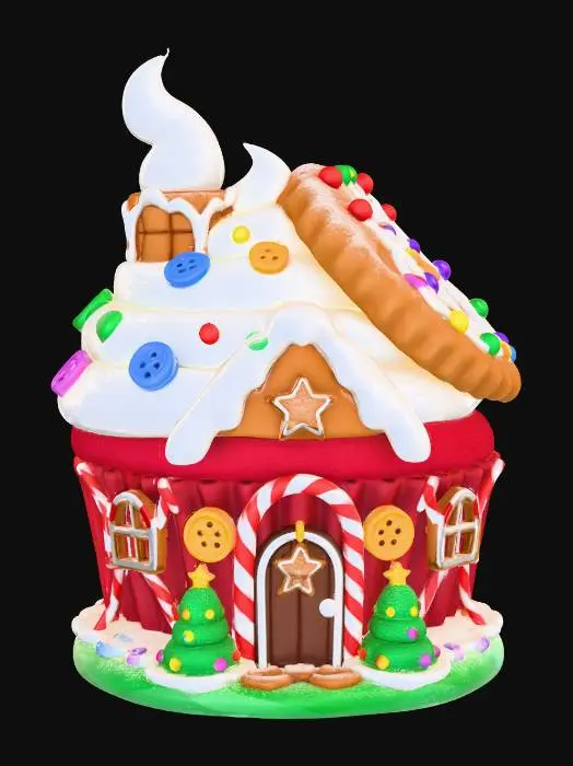 3D model for Gingerbread Delight, #Christmas2025#