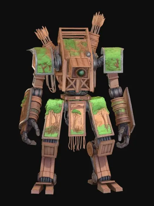 3D model for Verdant Sentinel